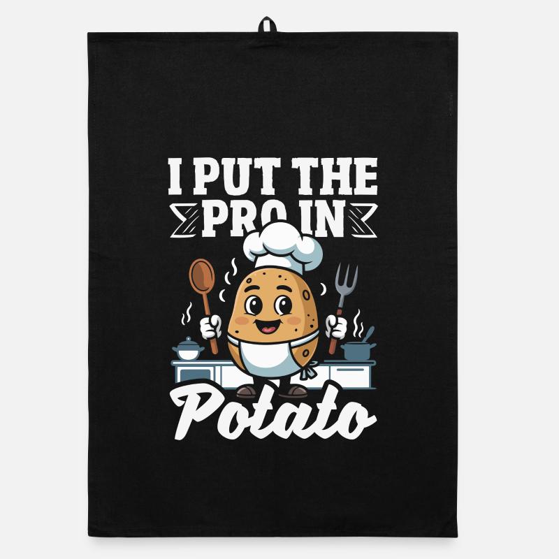 Taters Over Haters Potato Organic dish towel