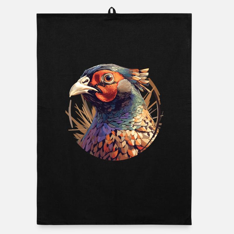 Pheasants Pheasant Organic dish towel