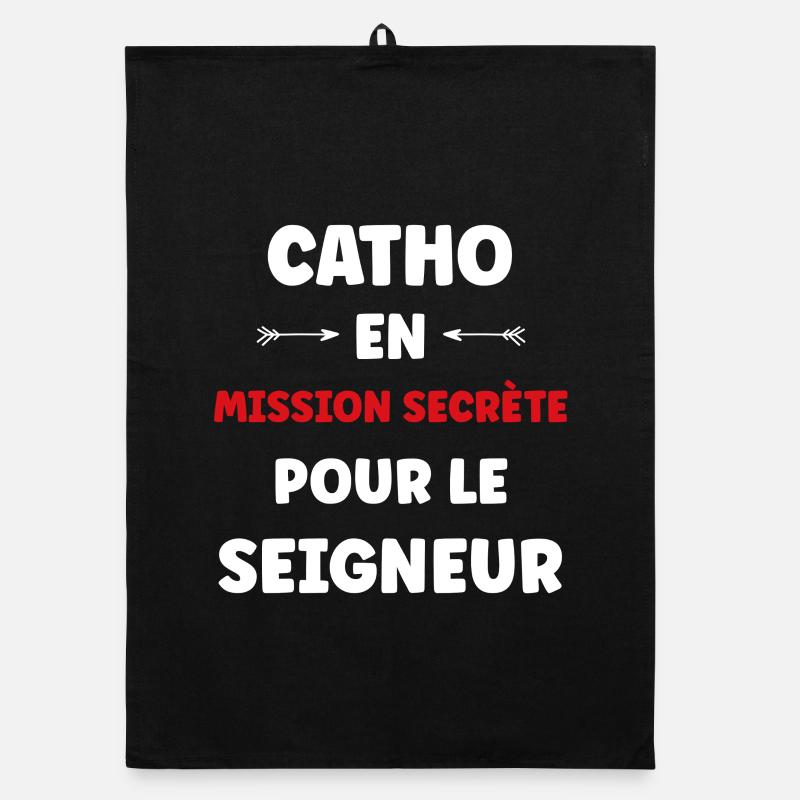Catholic Organic dish towel
