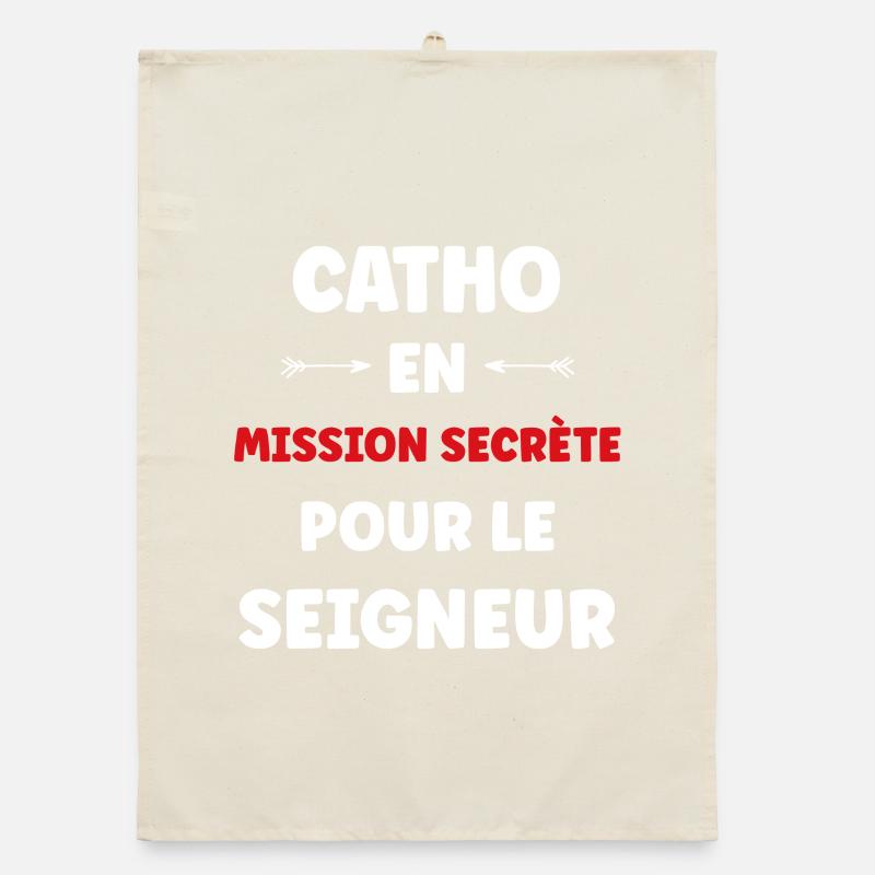 Catholic Organic dish towel