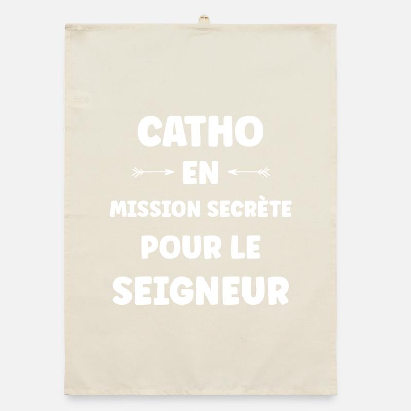 Katholisch Organic Geschirrtuch