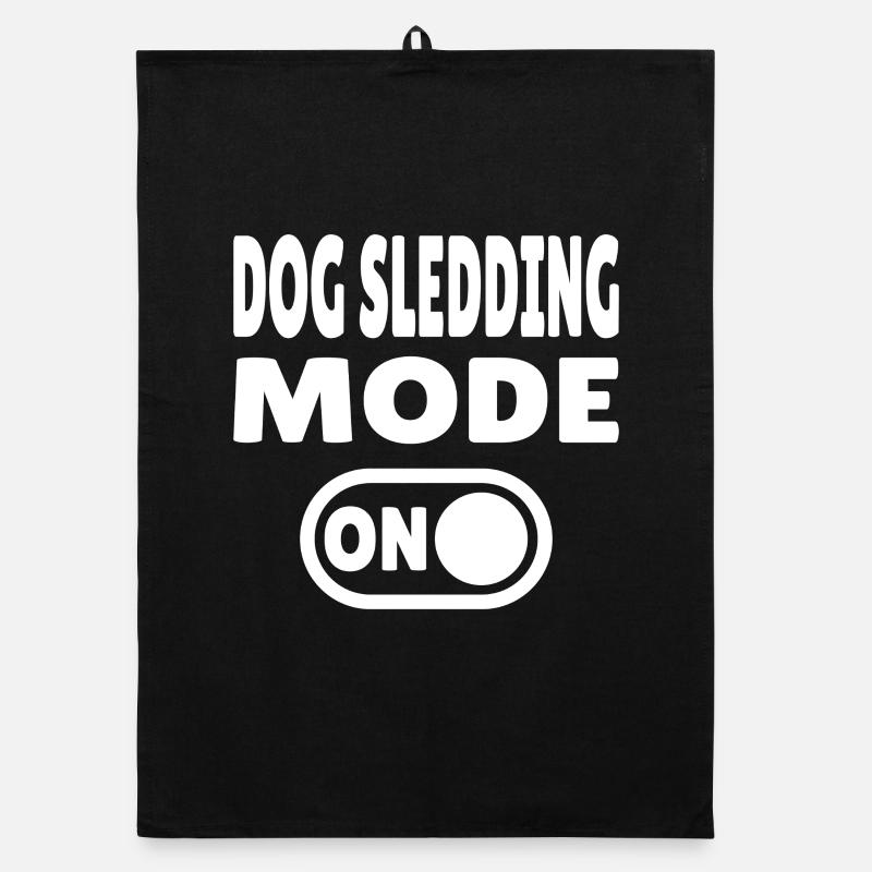 Dog Sledding Mode ON - Schlittenhund Organic Geschirrtuch
