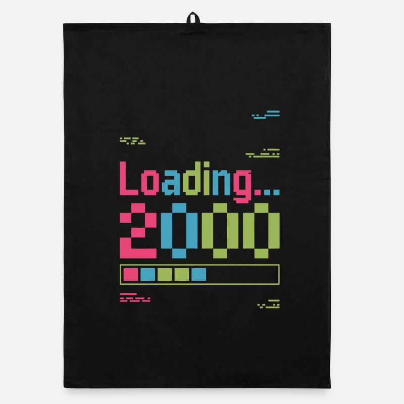 Loading 2000 Pixel Ladebildschirm Organic Geschirrtuch