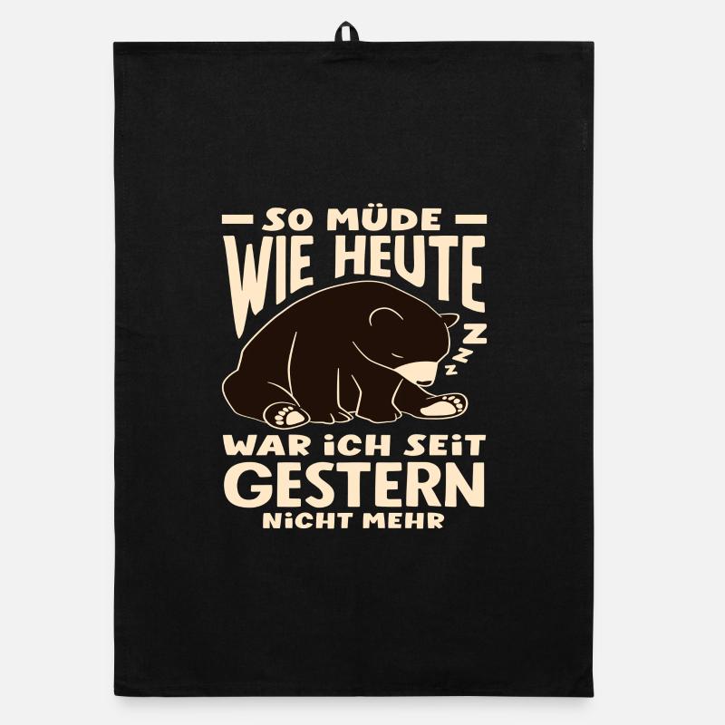 As tired as today bear saying Organic dish towel