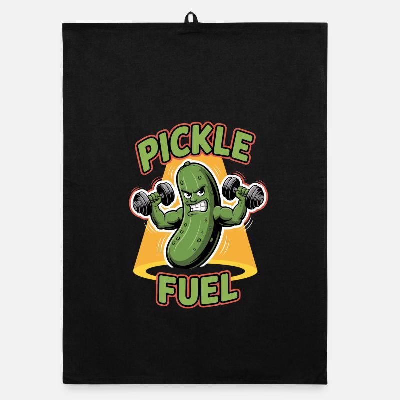 Cornichon Carburant Concombre Force Gym Musculation Torchon bio