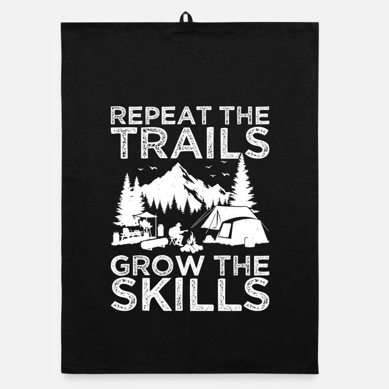 boys scout Scouting Repeat The Trails Scout Organic Geschirrtuch