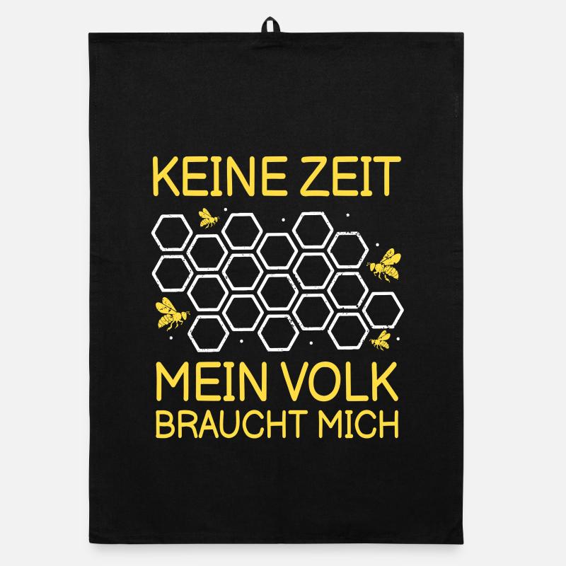 No time my colony needs me bee beekeeper Organic dish towel