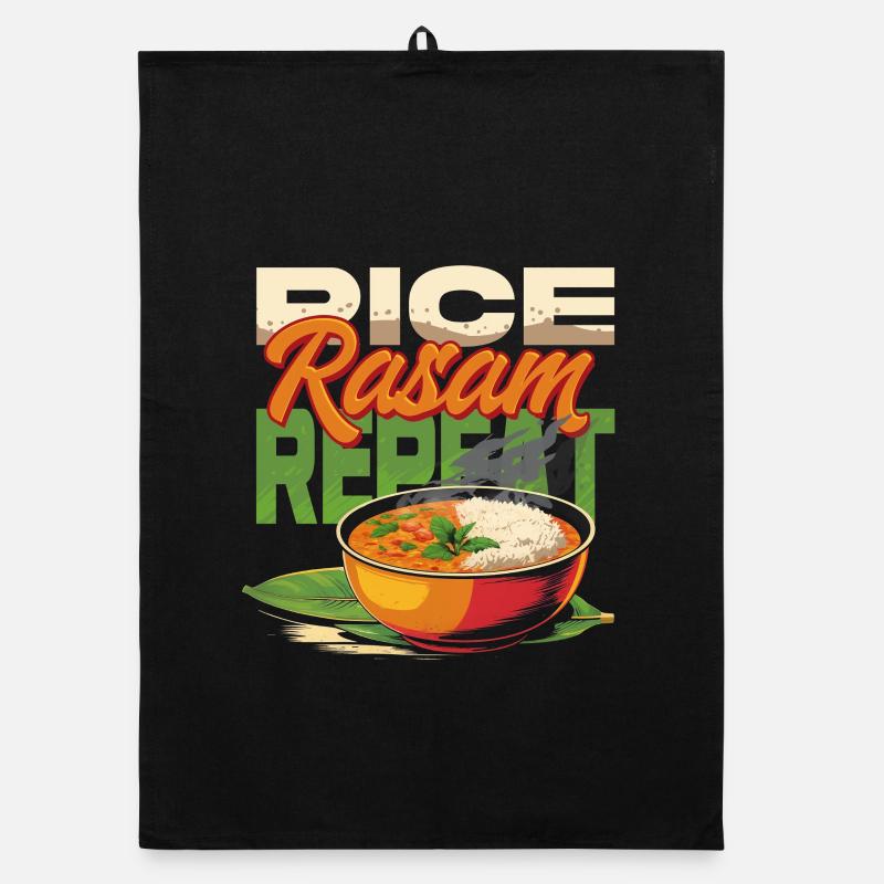 Tamil Tamil Sri Lankan Rice Rasam Repeat Organic dish towel
