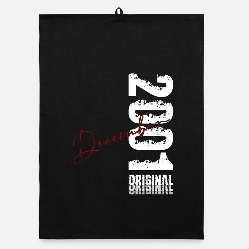 25e anniversaire Original Décembre Volume 2001 Torchon bio