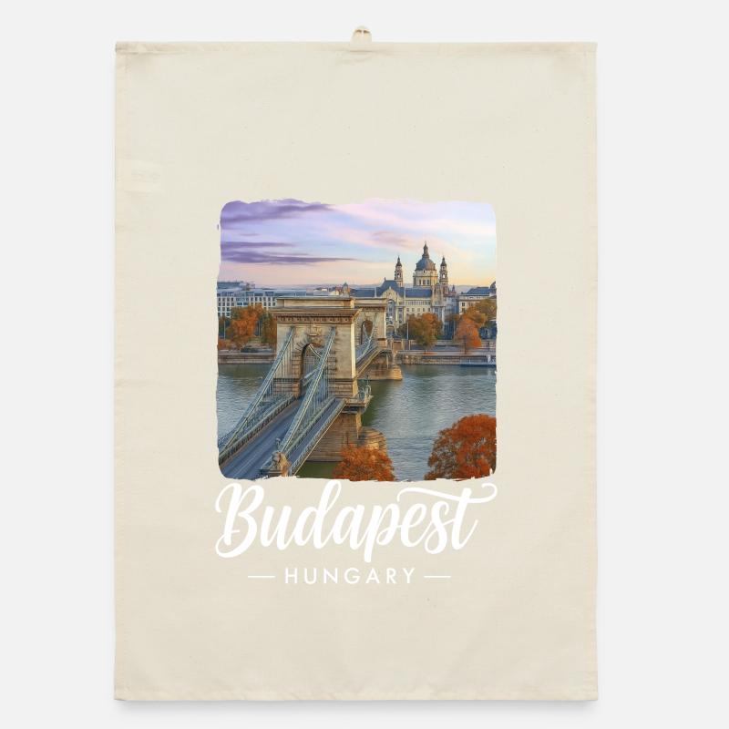 Budapest Ungarn Organic Geschirrtuch