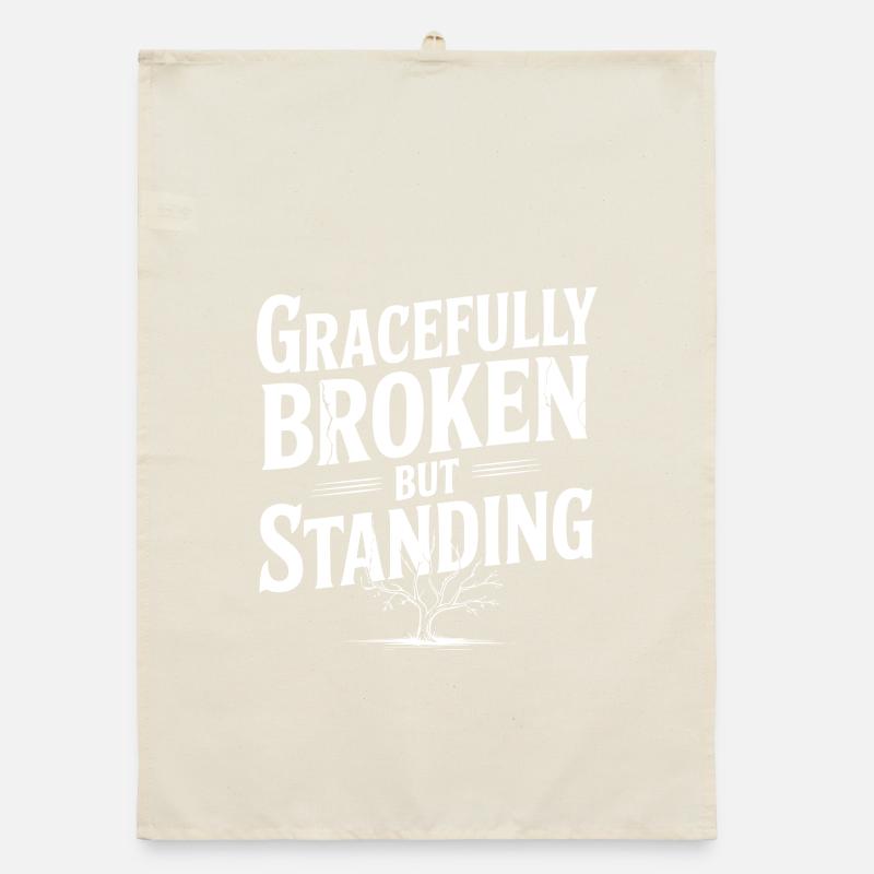 Gracefully Broken but Standing Organic dish towel