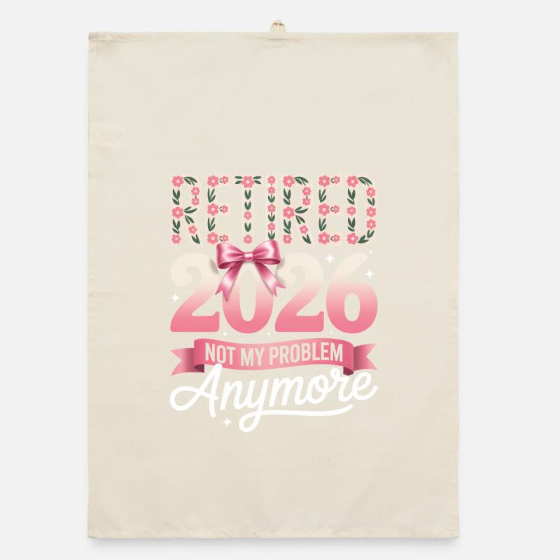 Retired 2026 Amore Not My Problem Organic dish towel