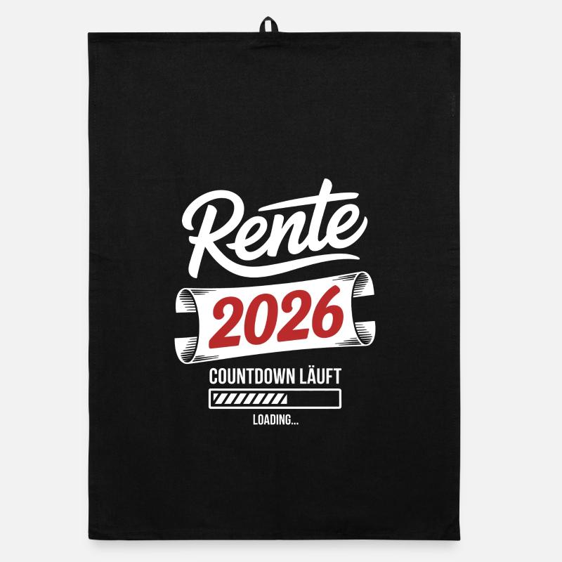 Pension 2026 Countdown Organic dish towel