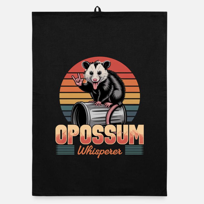 Drôle d’opossum Torchon bio