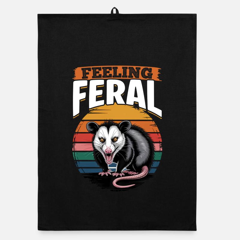 Drôle d’opossum Torchon bio