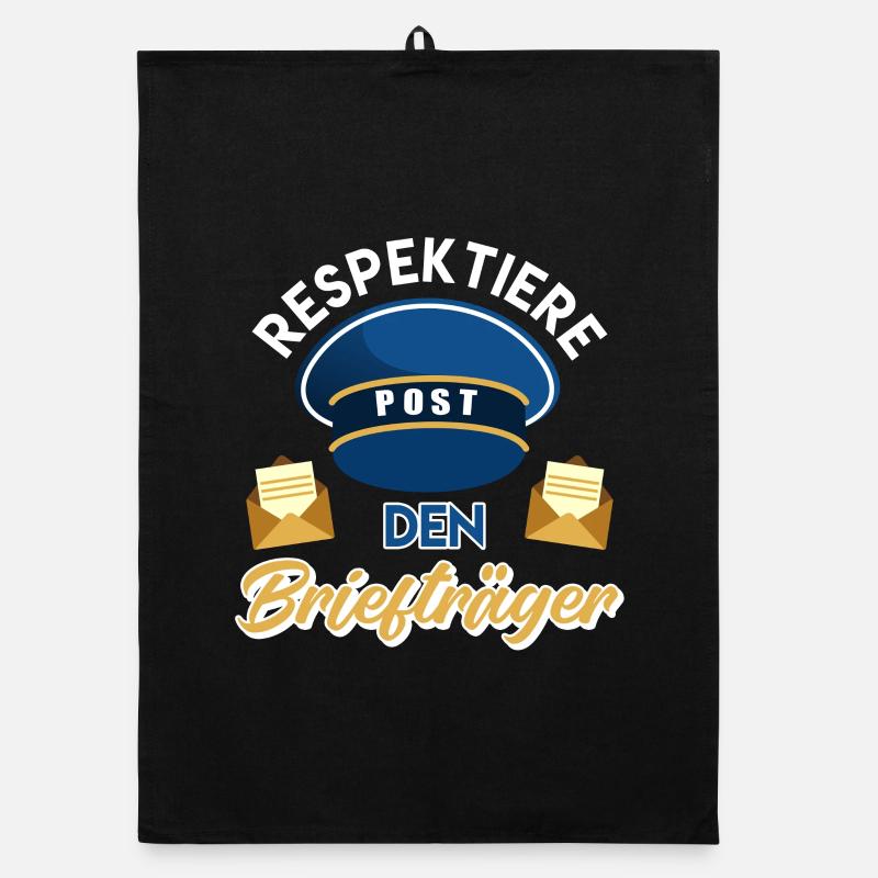 Postman RESPECT MAIL THE POSTMAN FUNNY Organic dish towel