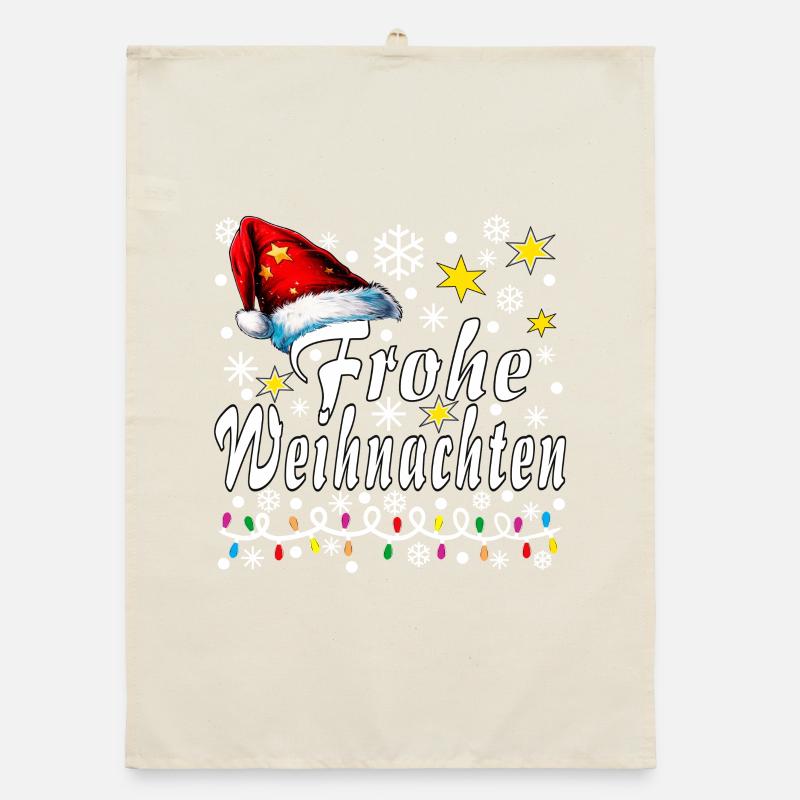 Merry Christmas Organic dish towel