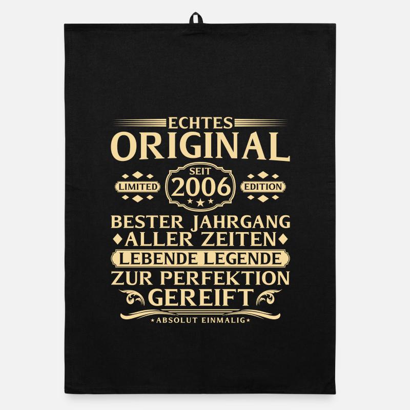20. Geburtstag Echtes Original seit 2006 Organic Geschirrtuch