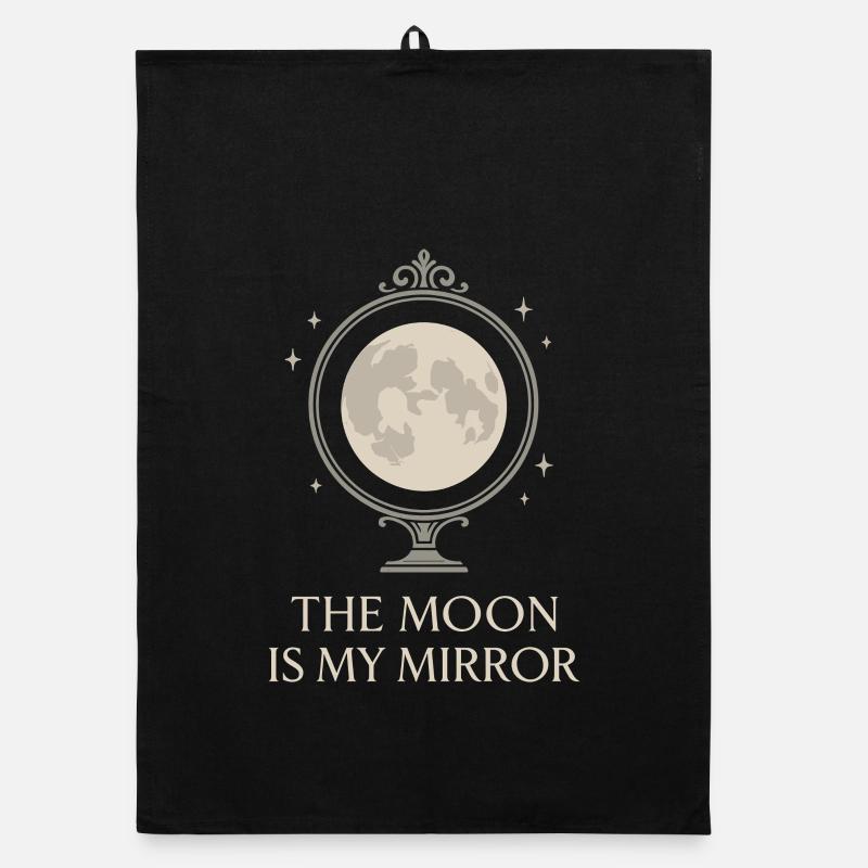 Moon Cycle Moon Goddess Intentionally Organic dish towel