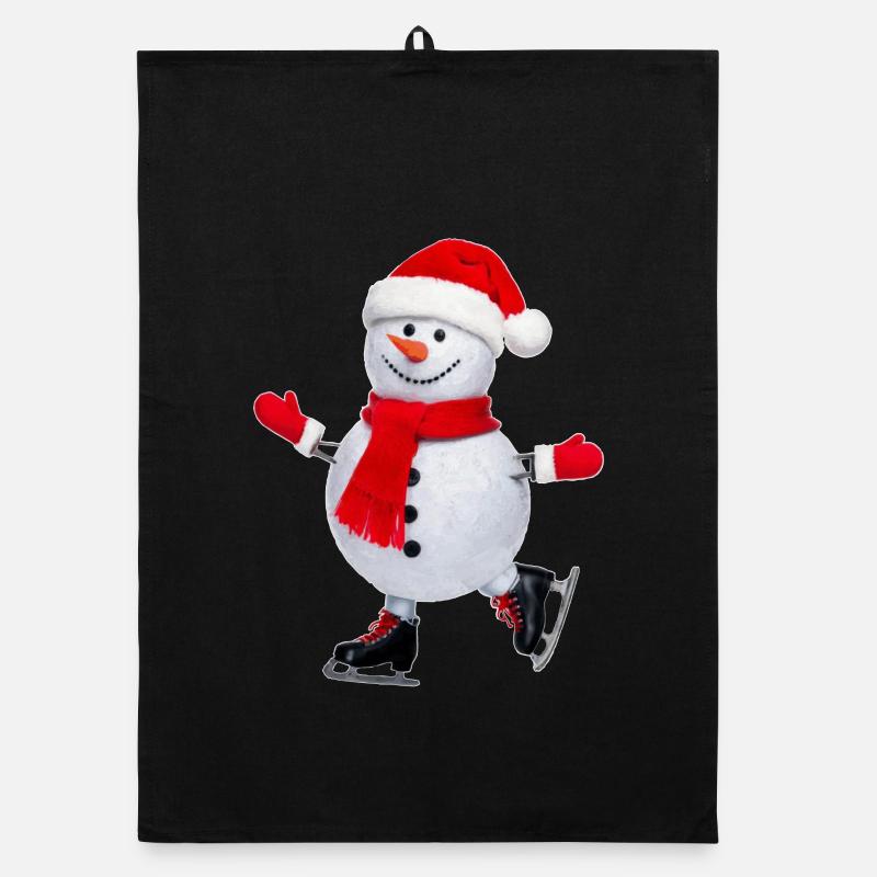 Snowman Organic dish towel