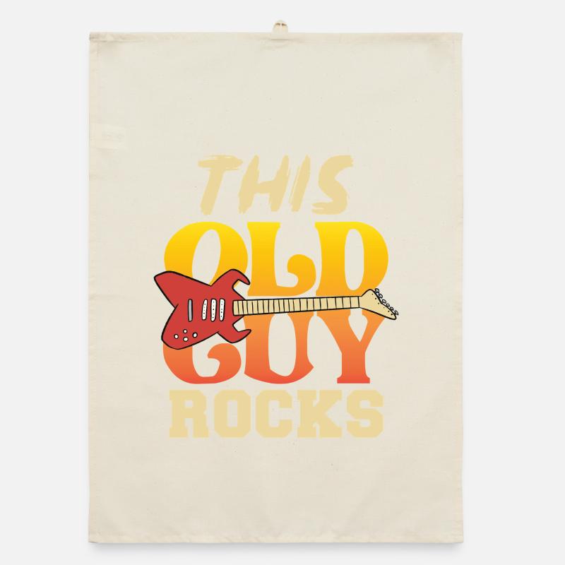 This old guy rocks Organic dish towel