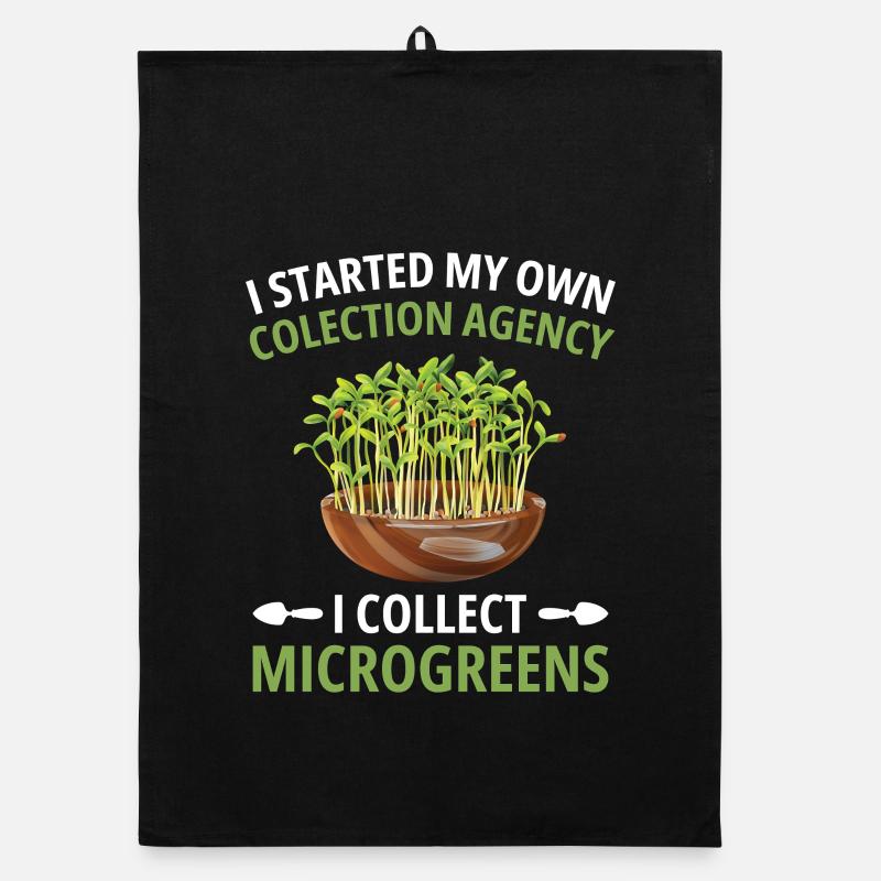 Microgreen Gardening Kit Sprout Farmer Microgreens Organic dish towel