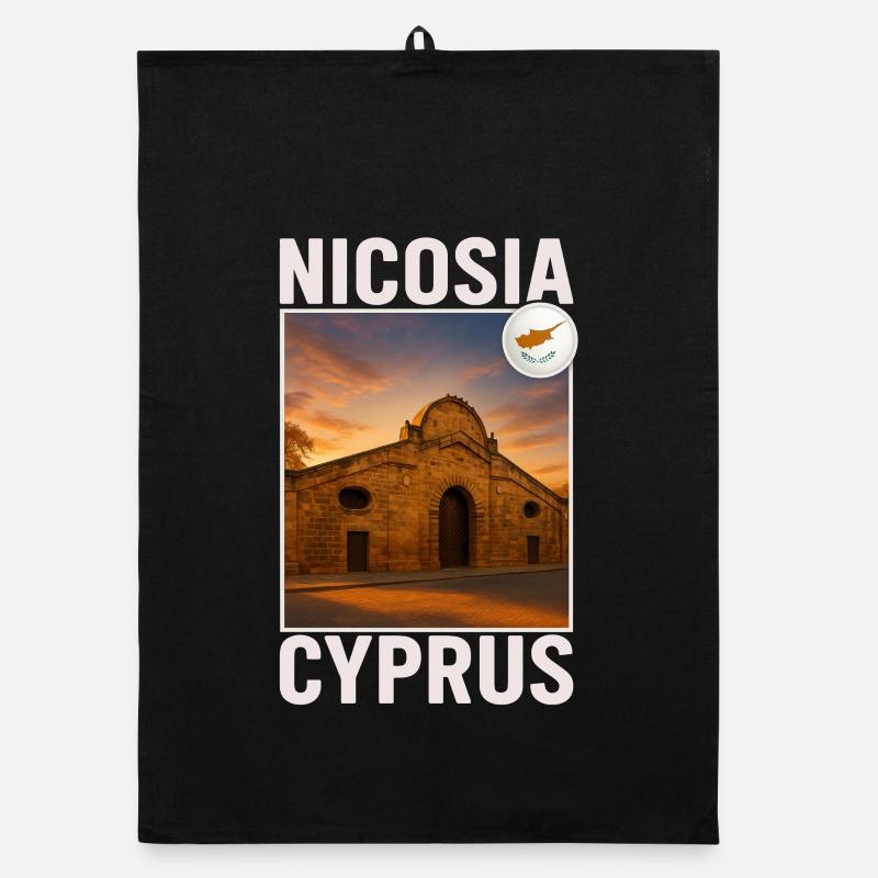 Nikosia Zypern Organic Geschirrtuch