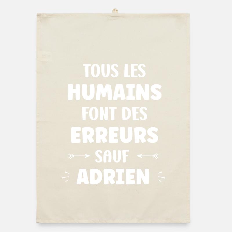 Adrien Sans Errors – Typografie Organic Geschirrtuch