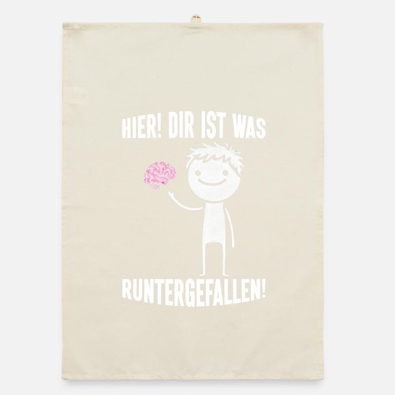 Here you fell down something sarcastic Organic dish towel