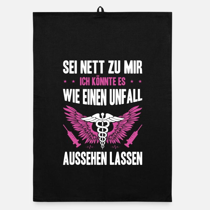 Pflegerin Geschenke Pflege Lustig Krankenpflegerin Organic Geschirrtuch
