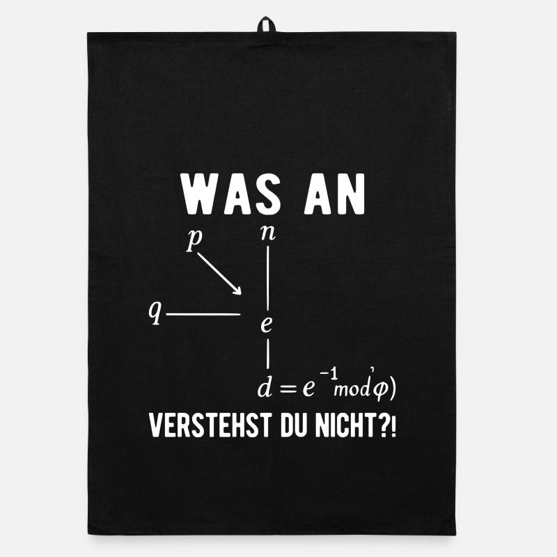 Computer Scientist Programmer Computer Nerd Saying Organic dish towel