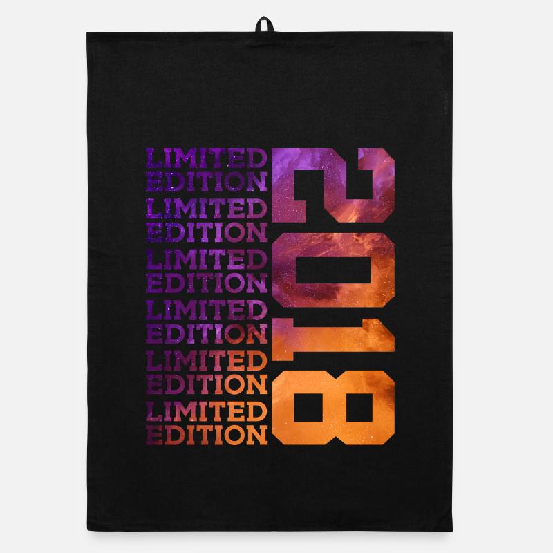 8 ANS ÉDITION LIMITÉE 8E ANNIVERSAIRE 2018 Torchon bio