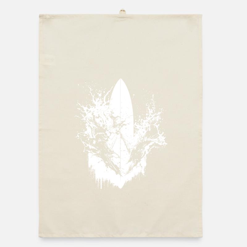 Surf dynamique Illustration Surf Surf Torchon bio