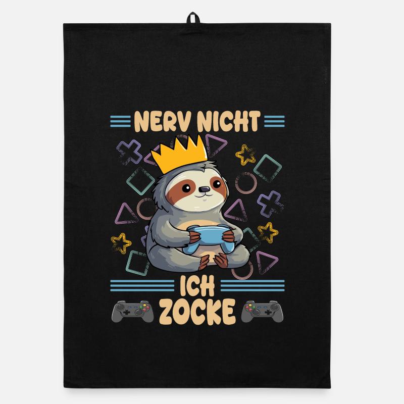 nerv nicht ich zocke Organic Geschirrtuch