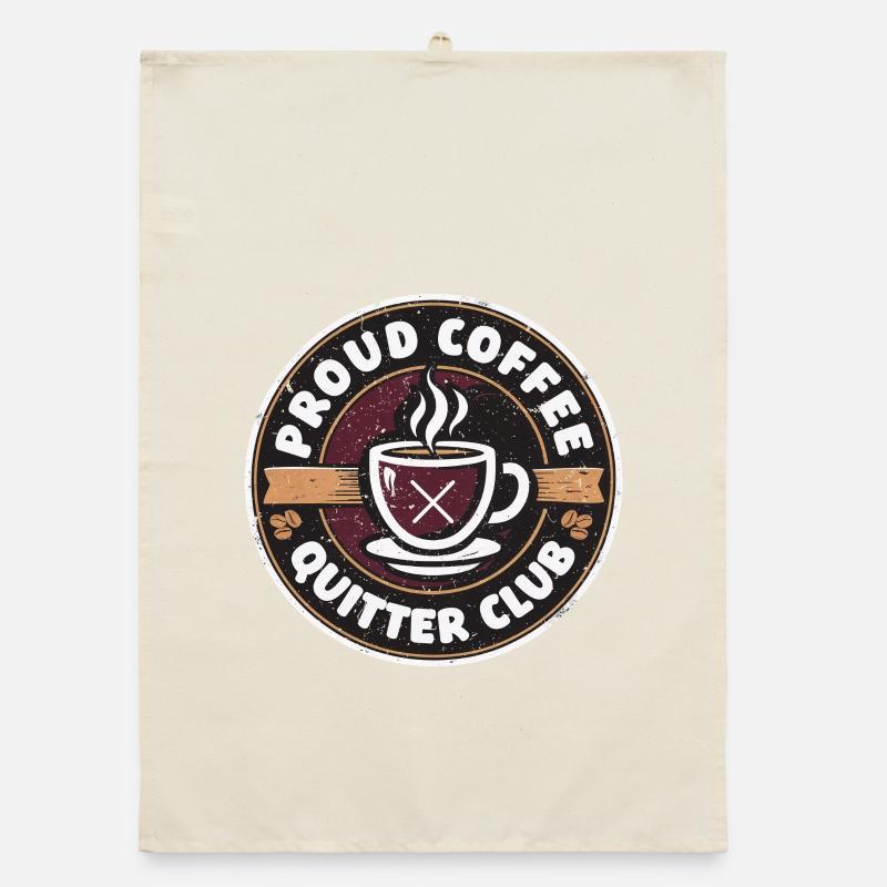Coffee withdrawal decaffeinated ex-coffee drinker Organic dish towel