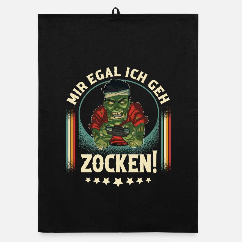 Gaming Zombie Organic Geschirrtuch