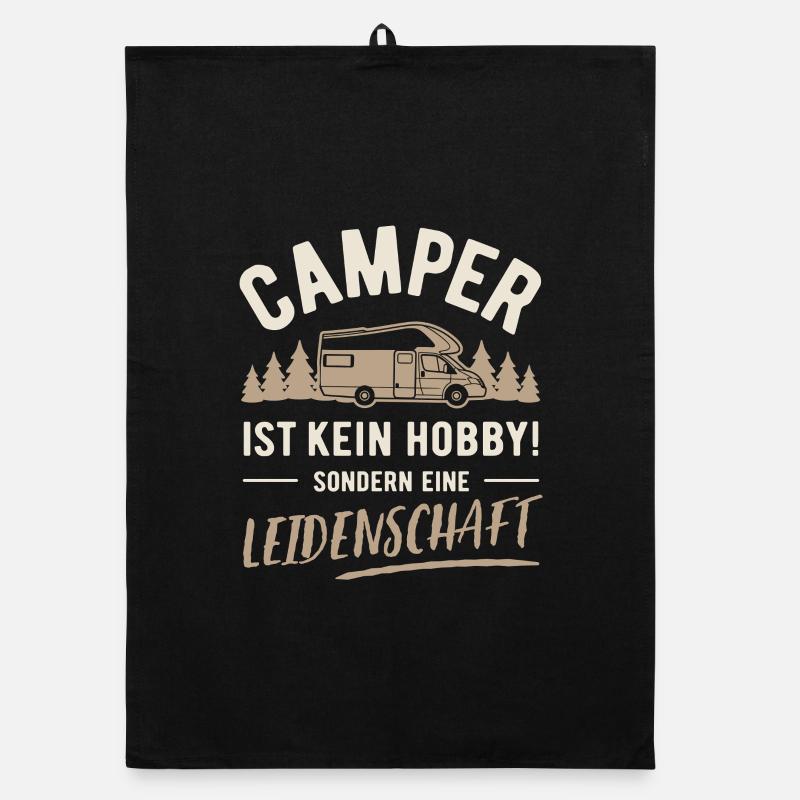 Camper | Kein Hobby sondern Leidenschaft Organic Geschirrtuch