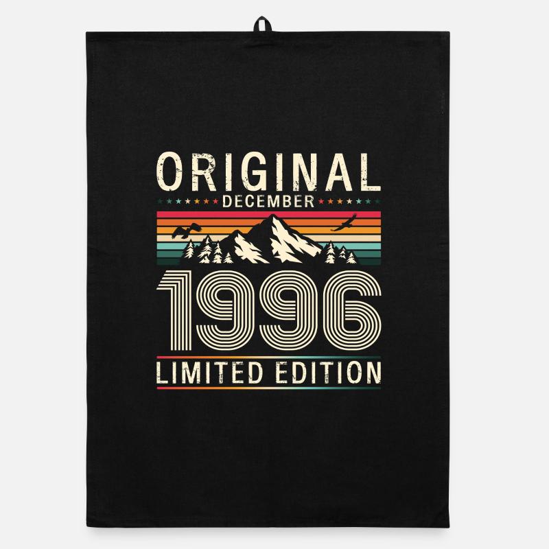 30th Birthday Original December Volume 1996 Organic dish towel
