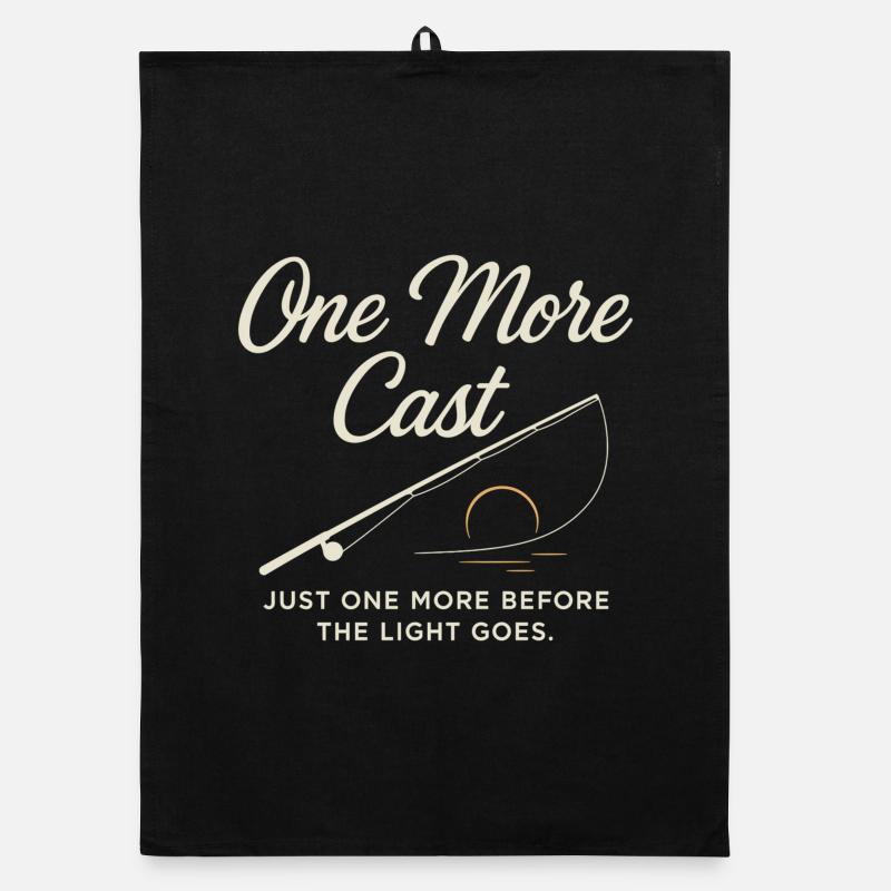 One last litter before sunset Organic dish towel