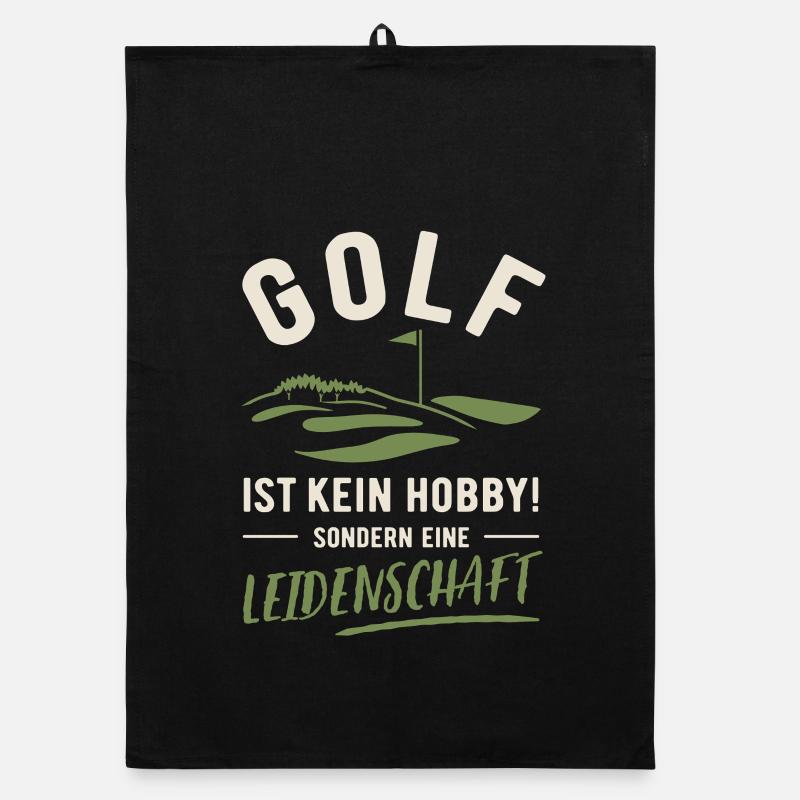 Golf | Kein Hobby sondern Leidenschaft Organic Geschirrtuch