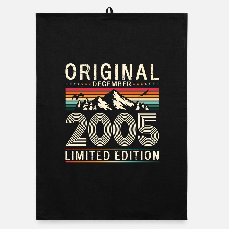 20th Birthday Original December Volume 2005 Organic dish towel