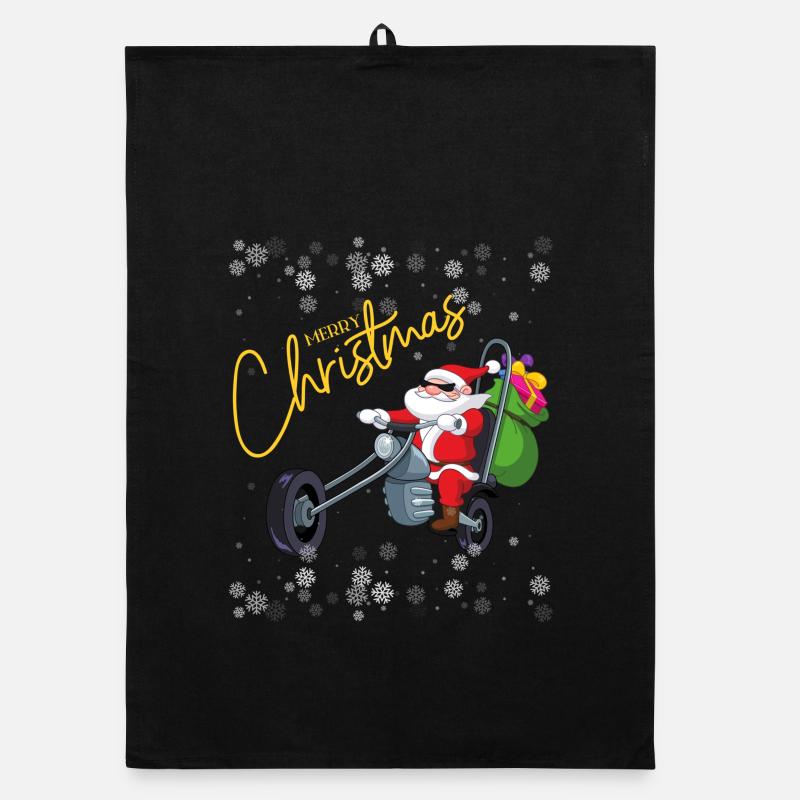 Weihnachtsmann-Pullover-Humor Frohe Weihnachten Organic Geschirrtuch