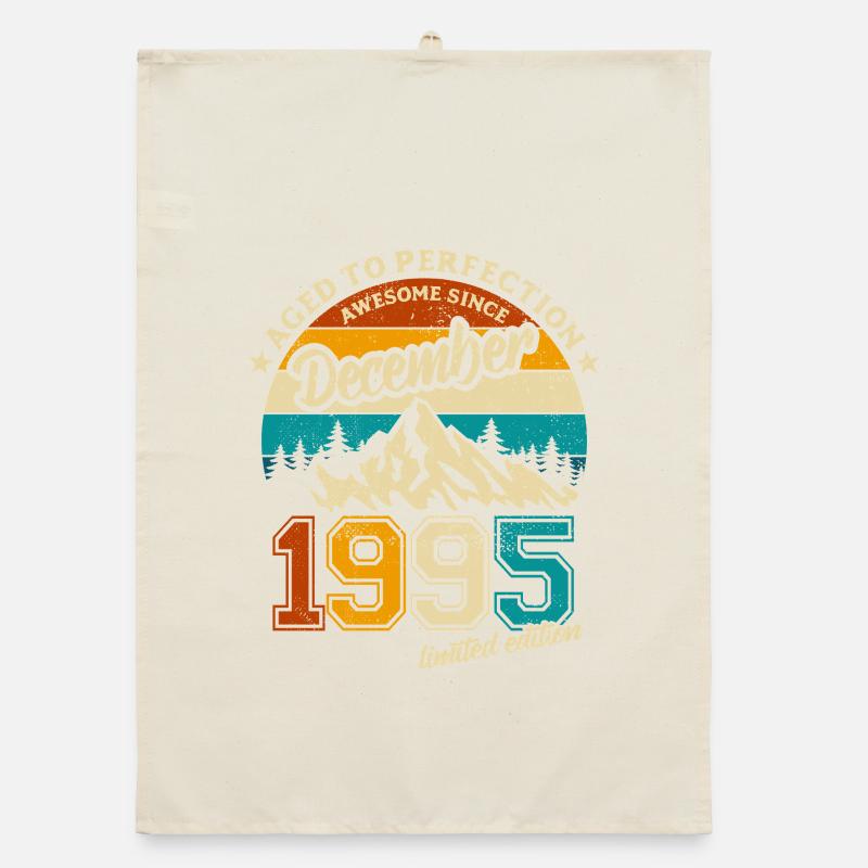 Édition limitée cadeau d’anniversaire de décembre 1995 Torchon bio