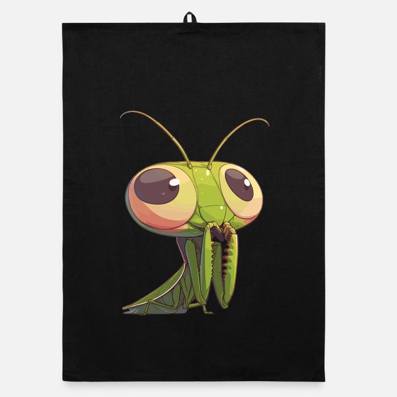 Praying mantises Praying mantis Organic dish towel