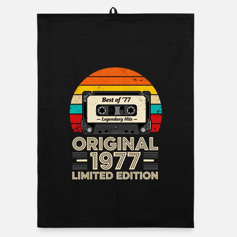 Original 1977 Limited Edition Legendary Hits Organic dish towel