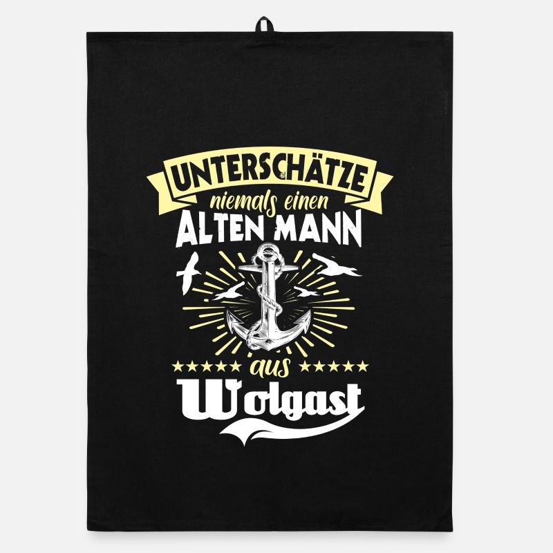 Unterschätze Wolgast Mann Organic Geschirrtuch