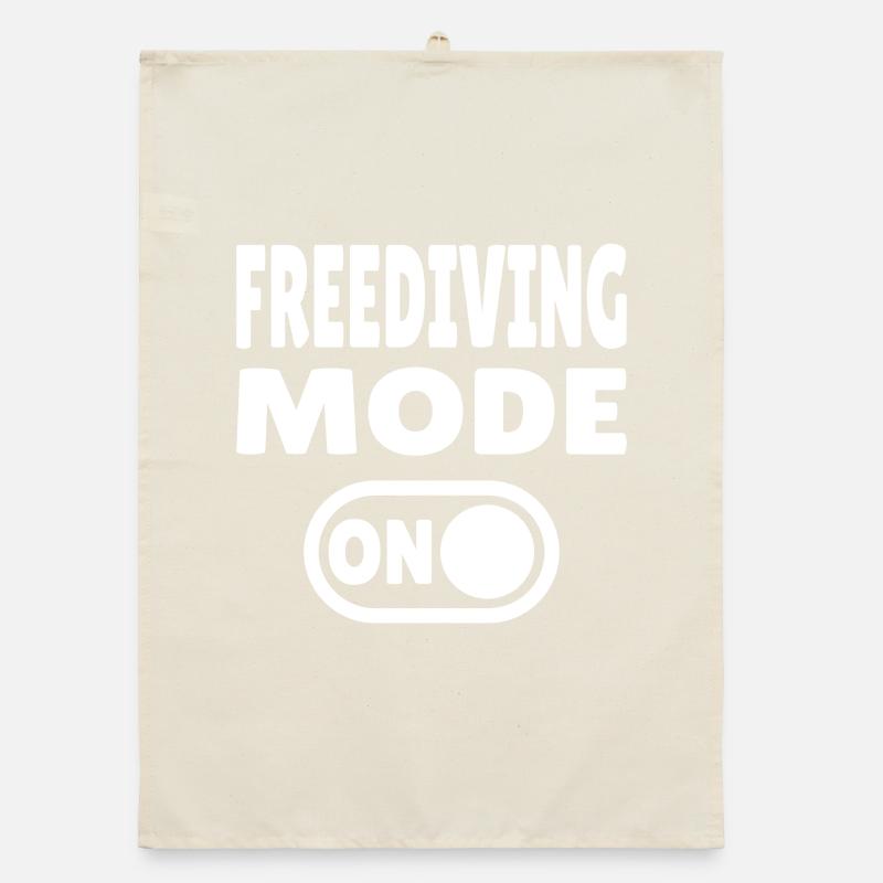 Mode apnée ACTIVÉ - Plongeur Torchon bio