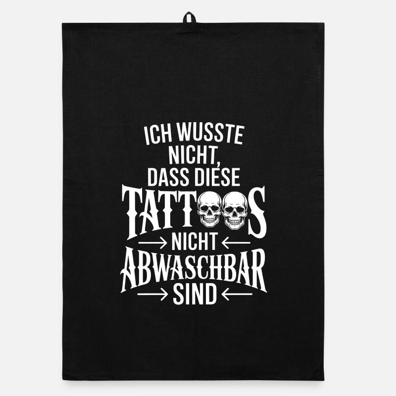 Nicht abwaschbare Tattoos Zitat Torchon bio