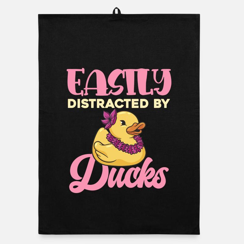 Distraction des canards Conception de canards Torchon bio