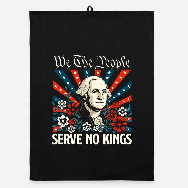 Nous, le peuple, ne servons pas de rois Democracy USA Torchon bio